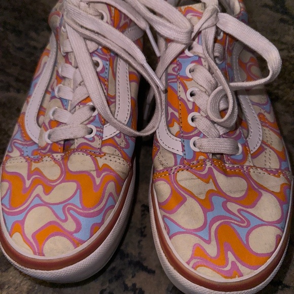 Vans Tapered Stacked UV Ink Sunwaves Sneakers size 7 - Picture 7 of 7